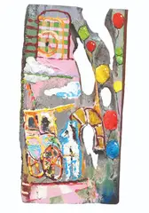 Kalesa by Christian Regis, mixed media, offered Jan 2020