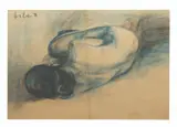 J.D. Avellana, Nude, pastel on paper