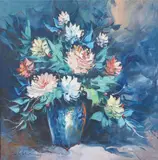 Zablan, Still Life, oil on canvas