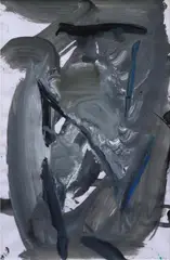 Untitled by Jonathan Olazo, oil on paper, offered Oct 2019
