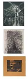 a.) Orchid b.) Suya K c.) Banaag III by Fil Dela Cruz (b. 1950, serigraph 29/150 serigraph A/P, offered Oct 2019