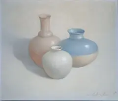 Oskar Ramos, Still Life, oil on canvas