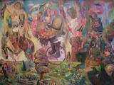Arvin C. Cantalejo Jr., “Aethan’s World”, Oil on canvas