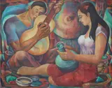Vicente Reyes Untitled, Untitled, oil on canvas