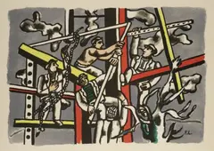 Les Constucteures by Fernand Léger, print, offered Jul 2019
