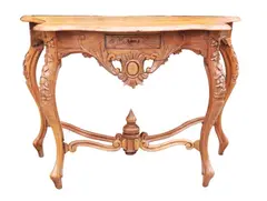 Untitled by Console table with drawer, Narra, offered Apr 2019