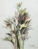 Untitled by Mauro Malang Santos, pastel on paper, offered Jan 2019