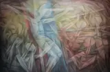 Armando H. Luna, The Oppressed Society, oil on canvas