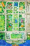Noel Robles Aquila, Untitled (Floor Plan), acrylic on canvas