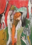 Marcel Antonio, Untitled, acrylic on canvas