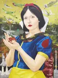 Fernando Antimano, Something Is Wrong, oil on canvas