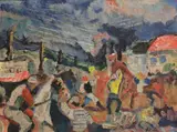 Untitled by Macario Vitalis, oil on canvas, offered Apr 2018