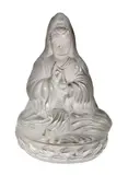 Kuan Yin by Lalique, The Deity of Compassion, the Saviour of Tormented Souls Hand-crafted in Lalique Crystal