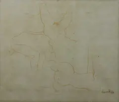 Nude by Benedicto Cabrer, pencil on paper, offered Oct 2016