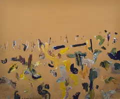 Fred Williams, Untitled (Lysterfield Landscape) gouache, watercolor