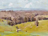 William Beckwith McInnes, Cattle in Landscape oil on board