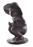 Guy Boyd, Crouching Child bronze signed on base: Guy Boyd 11.5 cm (height)