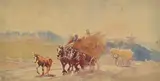 Walter Withers, Eltham, Victoria watercolour
