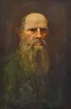James Swinton Diston, Portrait of William Buckley oil on canvas signed lower right: J. Swinton Diston 77 x 51cm, oil