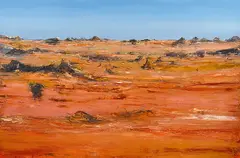 Geoffrey Dyer, Mungo Lakes I 2003 oil on canvas, oil