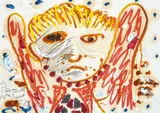 John Perceval, MS Self-Portrait 1976-79 oil on paper