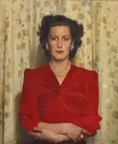 Sydney Seymour Lucas, Portrait of Jessica Grant oil on canvas signed lower right: Sydney Seymour Lucas 64 x 77cm, oil
