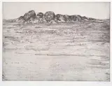 Jörg Schmeisser, Untitled 1979 etching 8/80 45 x 60cm