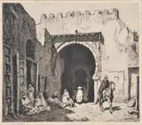 Lionel Lindsay, Spain etching and drypoint