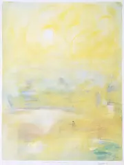 September Sunshine, Near Bathurst 1984 offset lithograph by Lloyd Rees, lithograph, sold Nov 2014