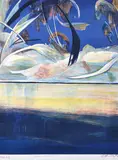Arthur Boyd, Shoalhaven Quartet III 1990 lithograph A/P 76.5 x 60cm, lithograph