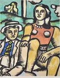 Fernand Léger, The Couple lithograph 285/350 54 x 42cm, lithograph