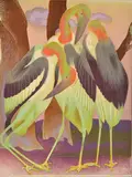 Murray Griffin, The Three Graces linocut 5/29 50 x 38cm