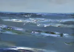 Geoffrey Dyer, Lakes Entrance, Victoria 1981 oil on canvas signed mid right: DYER, oil