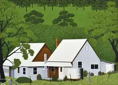 Max Watters, Buchanan's Baerami Road oil on board signed lower right: M. WATTERS, oil