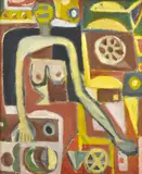 Wayne Eager, Untitled (Figure) 1985 acrylic on board Provenance:, acrylic