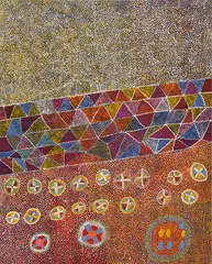 Patju Presley, Kamandi acrylic on canvas inscribed with artist's name, title and Irrunytju Arts cat no.IRR071396 and Agathon Galleries cat no. AGPP100707003 verso 215 x 168cm, acrylic