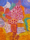 Eileen Yaritja Stevens, Unititled acrylic on canvas 180 x 151cm, acrylic