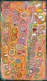 Angampa Martin, Untitled acrylic on canvas inscribed with artist's name and Irrunytju Arts cat no.IRRAM071103 verso 216 x 131cm, acrylic