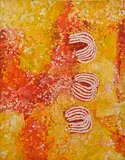 Myra Cook, Wati Kuri Kutjarajara acrylic on canvas inscribed with artist's name, title, date and Irrunytju Arts cat no.IRR081289 and Agathon Galleries cat no. AGNC1010080039 verso 206 x 170cm, acrylic