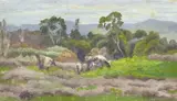 Horace Trenerry, Willunga Hills, oil on board