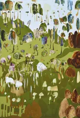 Matthew Simmons, Ant Hill, 2004, oil on canvas
