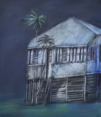 The Palm Shadow by Michael Shannon, 1968, oil on canvas, sold Mar 2014