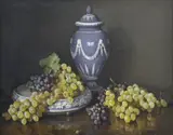 Ernest Buckmaster, Still Life with Urn and Grapes