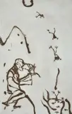 John Olsen, At the Sound of One Jumping in, all the Frogs Jumped in, 2007, etching 13/18