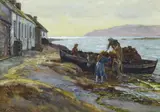 William Henry Bartlett, Unloading the Turf Boat