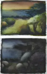 Thornton Walker, Two works:, gouache and watercolour