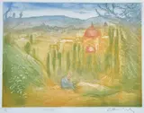 Arthur Boyd, Forcoli, etching 31/40