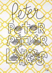 Peter Tyndall, A Person Looks at a Work of Art, Someone Looks at Something..., 1990, screenprint XXIV/XLV