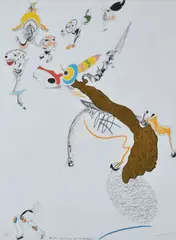 Colin Laceley, The Don, Viginian and Pennitents, 1972, screenprint 27/80