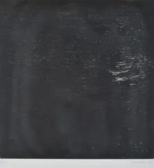 Untitled (Self Portrait Series) by John Nixon, 1988, woodcut 18/40, sold Mar 2014